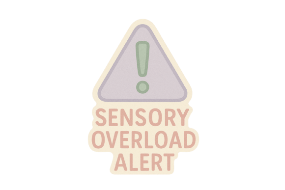 Download Sensory Overload Alert Sticker - Sticker Collection