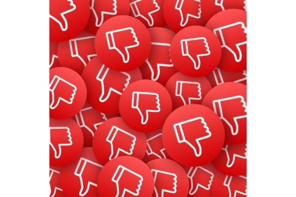 Download Dislike Round Sticker Pattern. Social - Sticker Collection