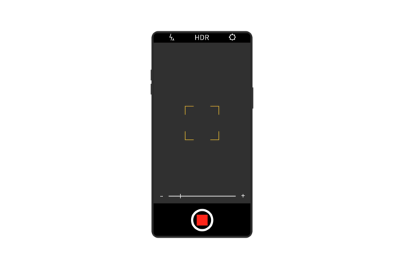 Download Realistic Camera Screen Interface on Sma - Camera Collection
